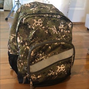 L.L. Bean Camouflage Backpack